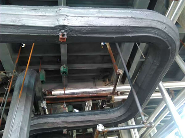 ZHX导热胶泥在管道伴热中的应用图2（施工后）