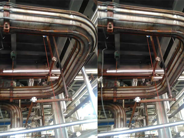 ZHX导热胶泥在管道伴热中的应用图2（施工前）