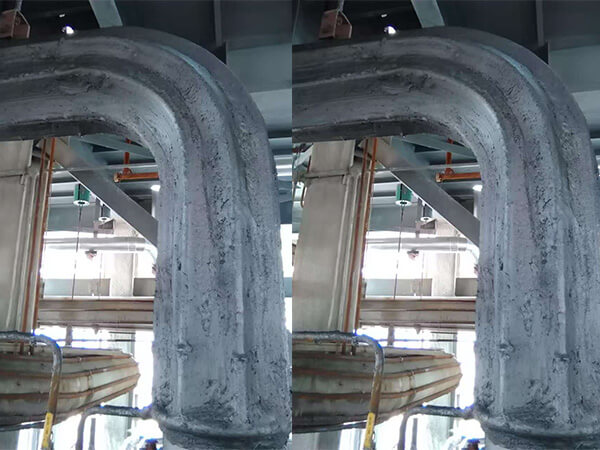 ZHX导热胶泥在管道伴热中的应用图1（施工后）