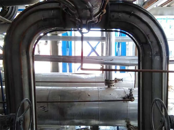 ZHX导热胶泥在管道伴热中的应用图3（施工前）